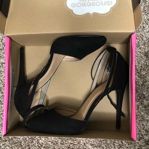 Black Suede Pointed Toe Stilettos